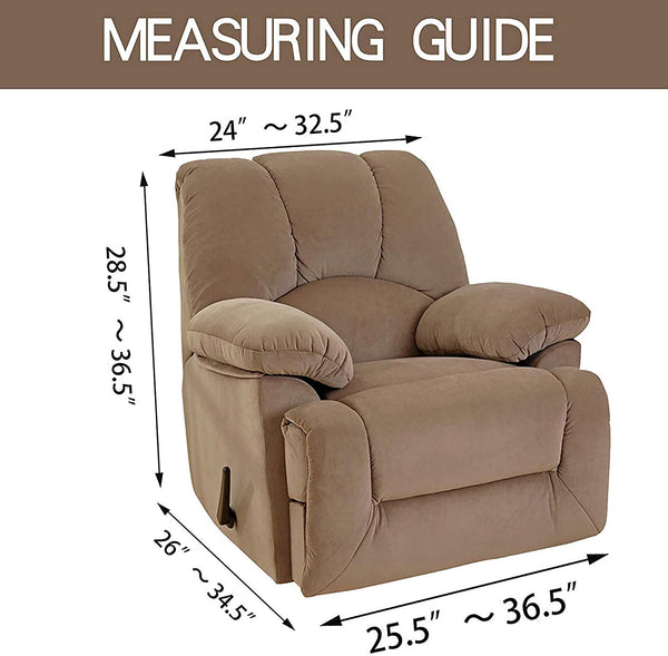 One Piece Stretch Recliner Slipcover Chair Recliner Cover Lazy Boy Slipcover Stretch Fit Furniture, Sonia