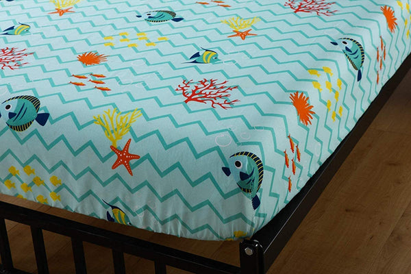 5pcs/7pcs Boys Girls Comforter Set Kids Comforter Set Bedding Set Include Sheet Set Bunk Beds for Children Twin/Full/ 277 Fish Comforter